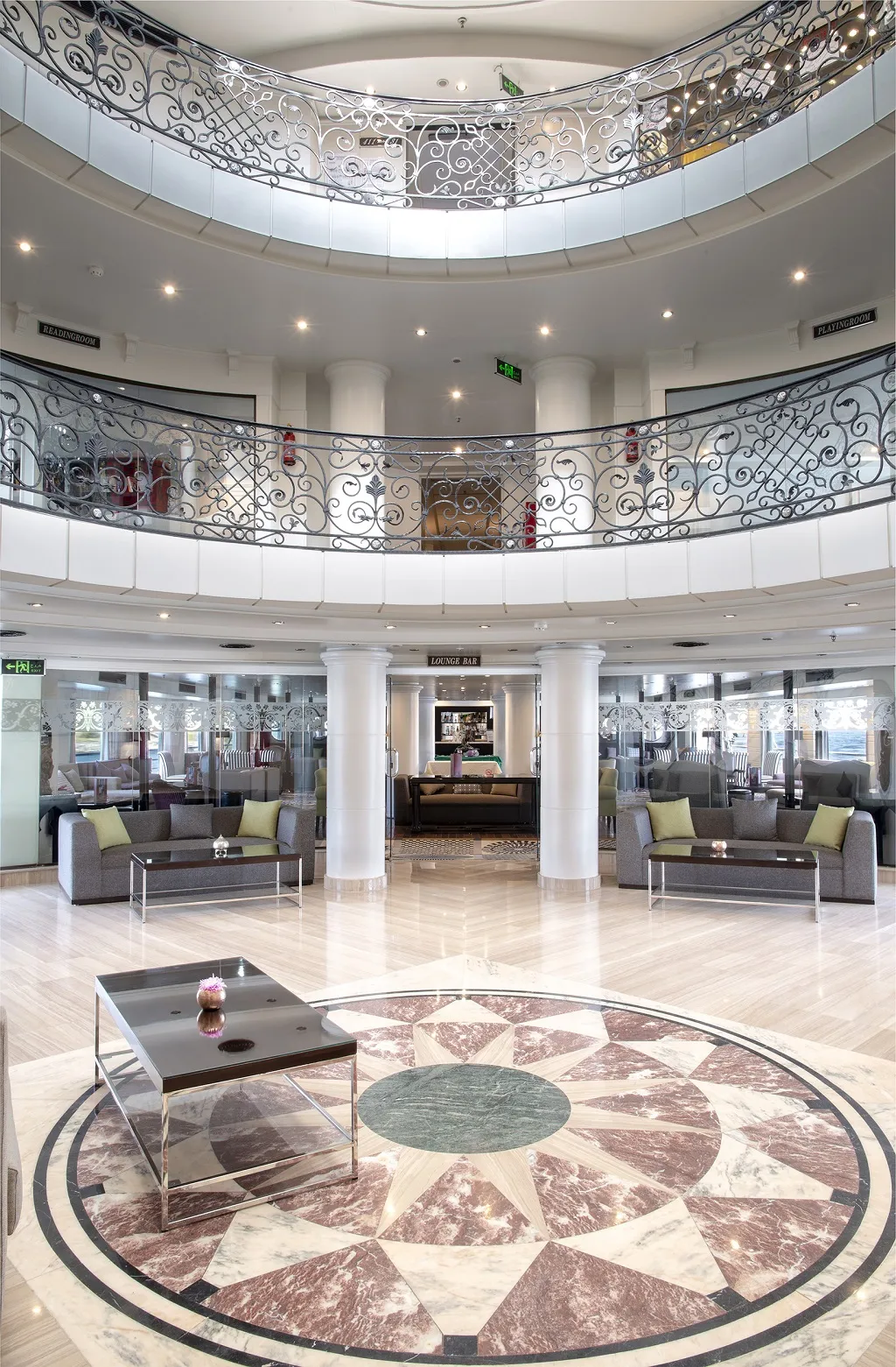 Lobby of the MS Nile Style Nile Cruise Nile cruise